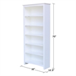 International Concepts Shaker Bookcase - 72