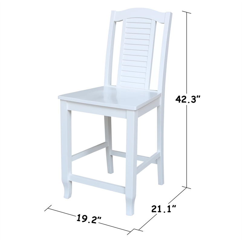 International Concepts Seaside Counterheight Stool - 24