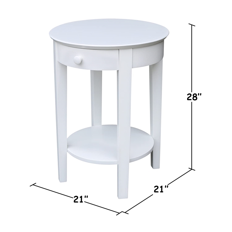 International Concepts Phillips Accent Table with Drawer