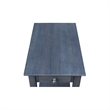 International Concepts Narrow Wood End Table in Heather Gray