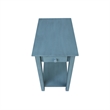 International Concepts Narrow End Table in Ocean Blue