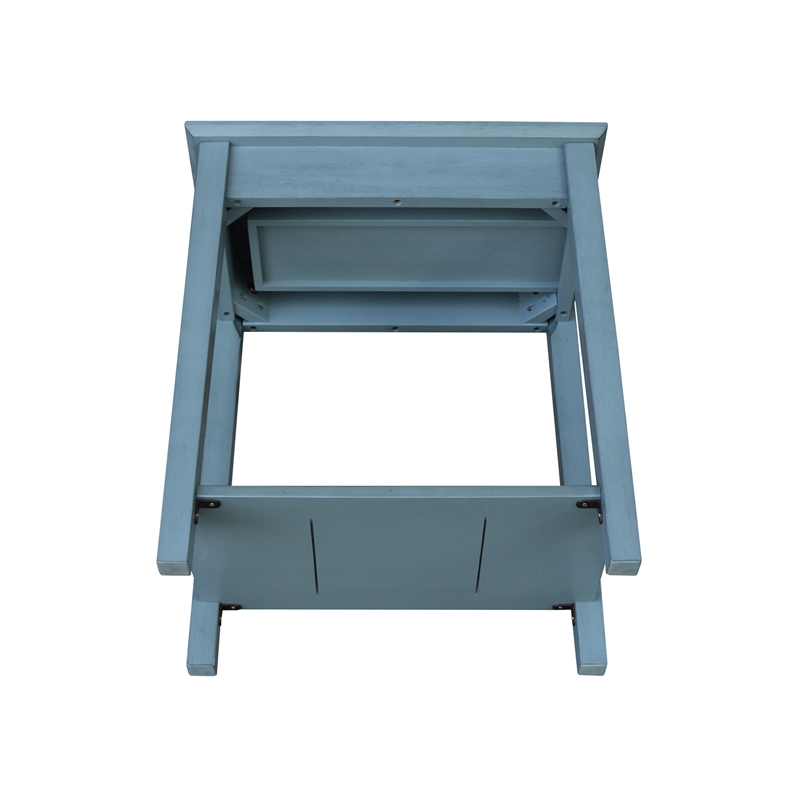 International Concepts Narrow End Table in Ocean Blue