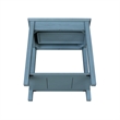International Concepts Narrow End Table in Ocean Blue
