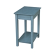 International Concepts Narrow End Table in Ocean Blue