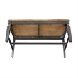 International Concepts Solid Wood Vista Slatback Bench