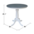 International Concepts Solid Wood 36