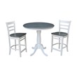 International Concepts Solid Wood White 36