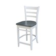 International Concepts Solid Wood White 36