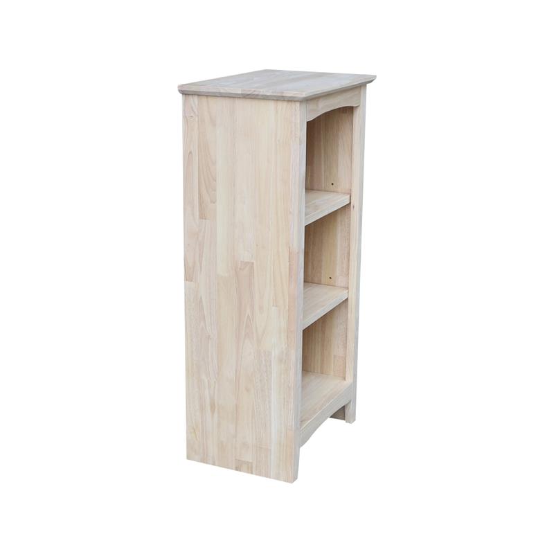 International Concepts Solid Wood Shaker Bookcase 36 Inch High Ready to Finish