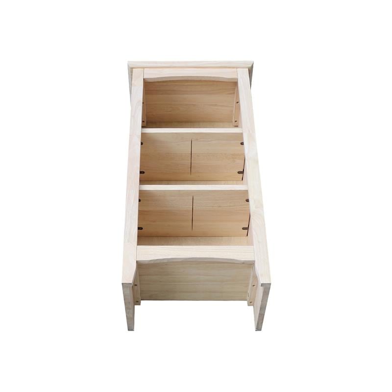 International Concepts Solid Wood Shaker Bookcase 36 Inch High Ready to Finish