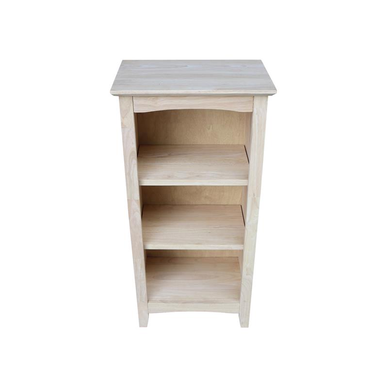 International Concepts Solid Wood Shaker Bookcase 36 Inch High Ready to Finish