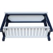 Surrey Solid Wood Console/Sofa Table in Blue/Antiqued Chalk