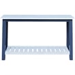 Surrey Solid Wood Console/Sofa Table in Blue/Antiqued Chalk