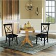 42 in Dual Drop Leaf Dining Table with 2 Dining Chairs - 3 Piece Dining Set