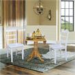 42 in Dual Drop Leaf Dining Table with 2 Dining Chairs - 3 Piece Dining Set
