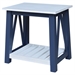 Blue-antiqued chalk
