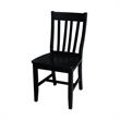 42 in. Dual Drop Leaf Table with 2 Slat Back Dining Chairs - 3 Piece Dining Set