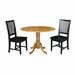 Oak table-black chai