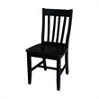 42 in. Dual Drop Leaf Table with 4 Slat Back Dining Chairs - 5 Piece Dining Set