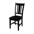 42 in. Dual Drop Leaf Table with 2 Splat Back Dining Chairs - 3 Piece Dining Set