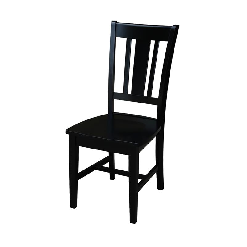 42 in. Dual Drop Leaf Table with 4 Splat Back Dining Chairs - 5 Piece Dining Set