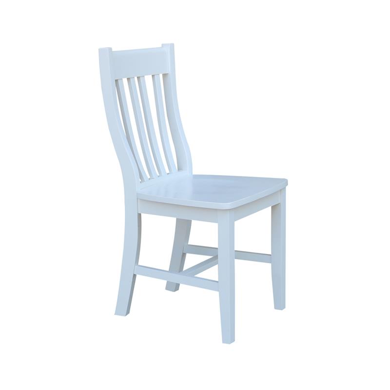 42 in. Dual Drop Leaf Table with 4 Slat Back Dining Chairs - 5 Piece Dining Set