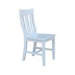 42 in. Dual Drop Leaf Table with 4 Slat Back Dining Chairs - 5 Piece Dining Set