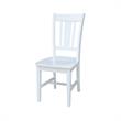 42 in. Dual Drop Leaf Table with 2 Splat Back Dining Chairs - 3 Piece Dining Set