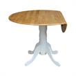 42 in. Dual Drop Leaf Table with 4 Splat Back Dining Chairs - 5 Piece Dining Set