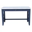 International Concepts Hampton Blue and Antiqued Chalk Wood Desk