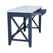 International Concepts Hampton Blue and Antiqued Chalk Wood Desk