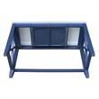 International Concepts Hampton Blue and Antiqued Chalk Wood Desk