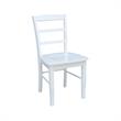 42 in Dual Drop Leaf Table with 4 Ladder Back Dining Chairs - 5 Piece Dining Set