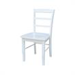 42 in Dual Drop Leaf Table with 2 Ladder Back Dining Chairs - 3 Piece Dining Set