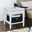 International Concepts Spencer White Wood End Table in White