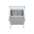International Concepts Spencer White Wood End Table in White