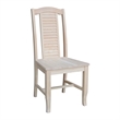 International Concepts Seaside Solid Wood Chairs - Set of 2 - Unfinished
