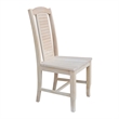 International Concepts Seaside Solid Wood Chairs - Set of 2 - Unfinished