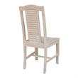International Concepts Seaside Solid Wood Chairs - Set of 2 - Unfinished