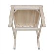 International Concepts Seaside Solid Wood Chairs - Set of 2 - Unfinished