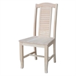 International Concepts Seaside Solid Wood Chairs - Set of 2 - Unfinished