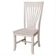 International Concepts Amanda Solid Wood Chairs - Set of 2 - Unfinished
