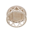 International Concepts Round Ceylon Solid Wood Coffee Table Unfinished