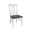 42 in. Drop Leaf Wood Dining Table with 2 Dining Chairs in White/Heather Gray