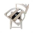 International Concepts Aspen Solid Wood Counter Height Slat Stool - Unfinished