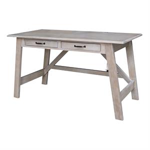 International Concepts Serendipity Wood Desk with 2 Drawers
