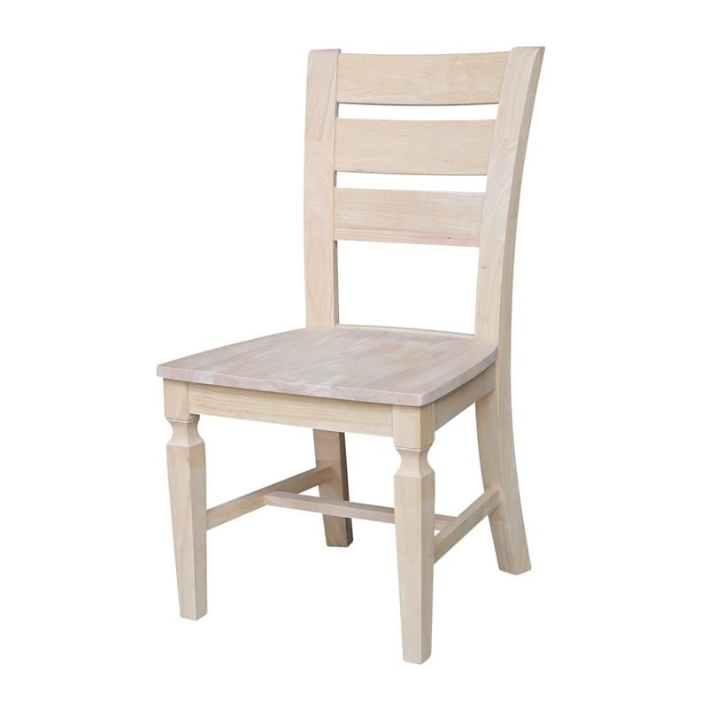 International Concepts Serendipity Wood Desk with 2 Drawers and Chair