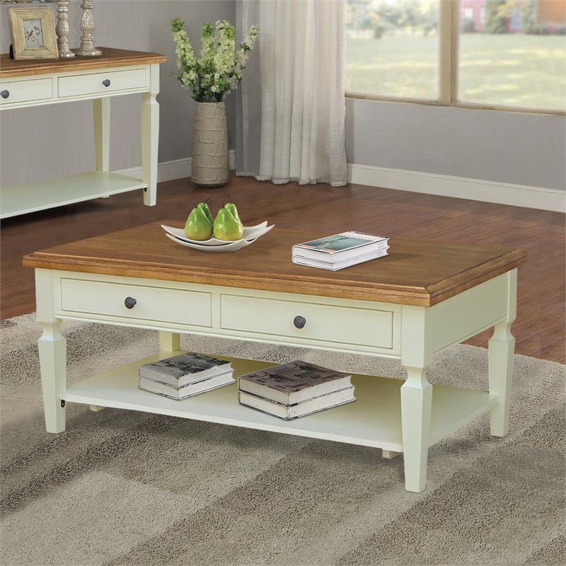 International Concepts Vista Solid Wood Coffee Table
