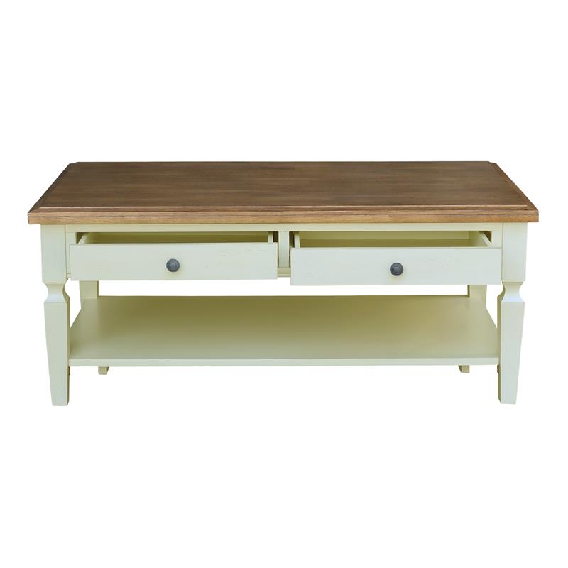 International Concepts Vista Solid Wood Coffee Table
