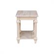 International Concepts Josephine Solid Wood End Table